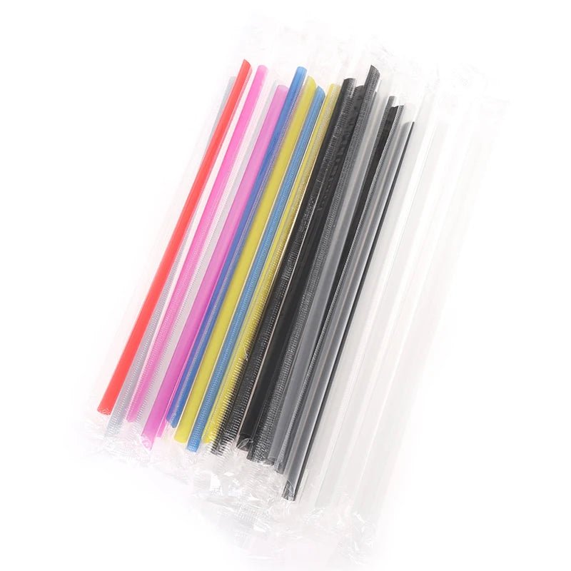 100pcs Clear Disposable PP Straws | by Anwer Fancy | Worldwide Shipping