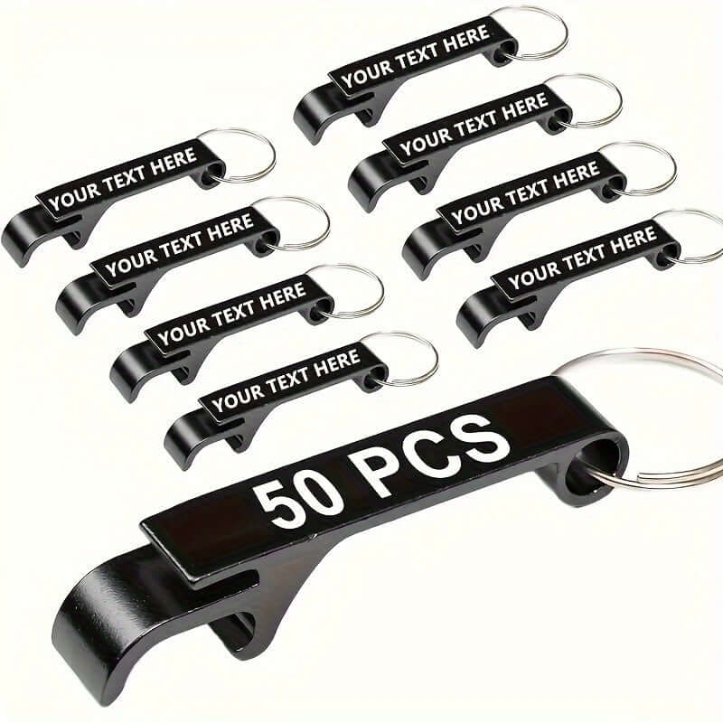 Personalized Metal Bottle Opener Keychains
