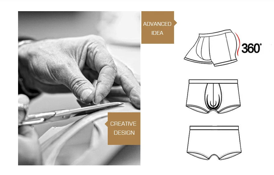 Men 3-Pack Silk Briefs Underwear