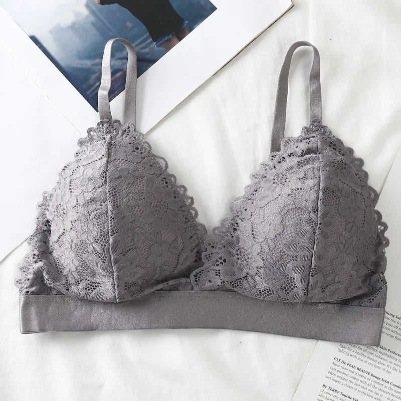 Women Lace Triangle Bralette