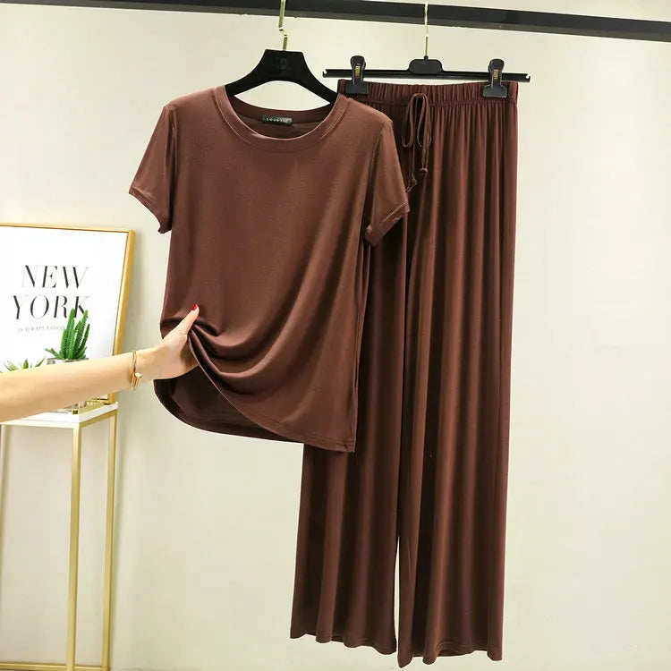 Women Modal Pajama Set Summer 2025