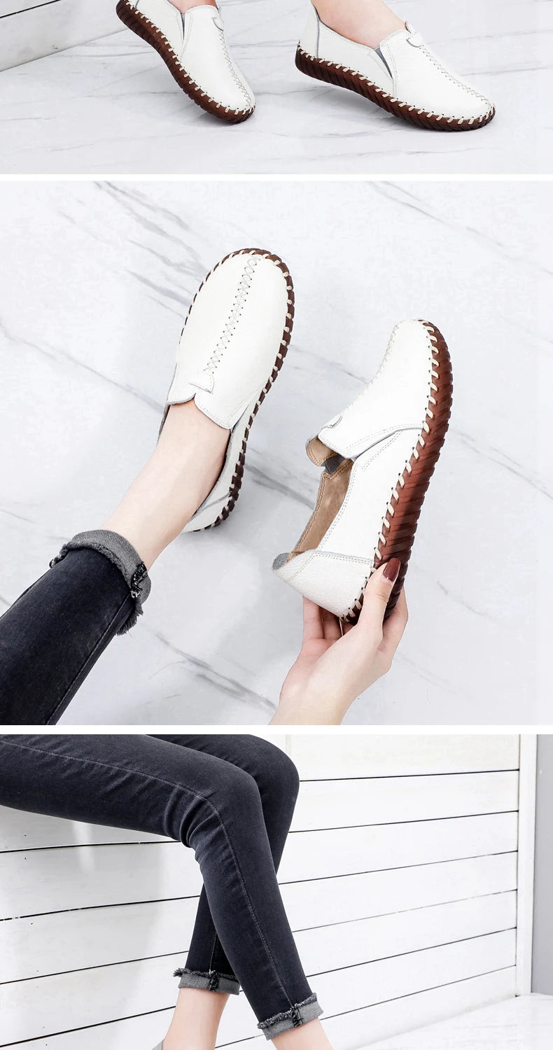 Women Leather Moccasins – 2025