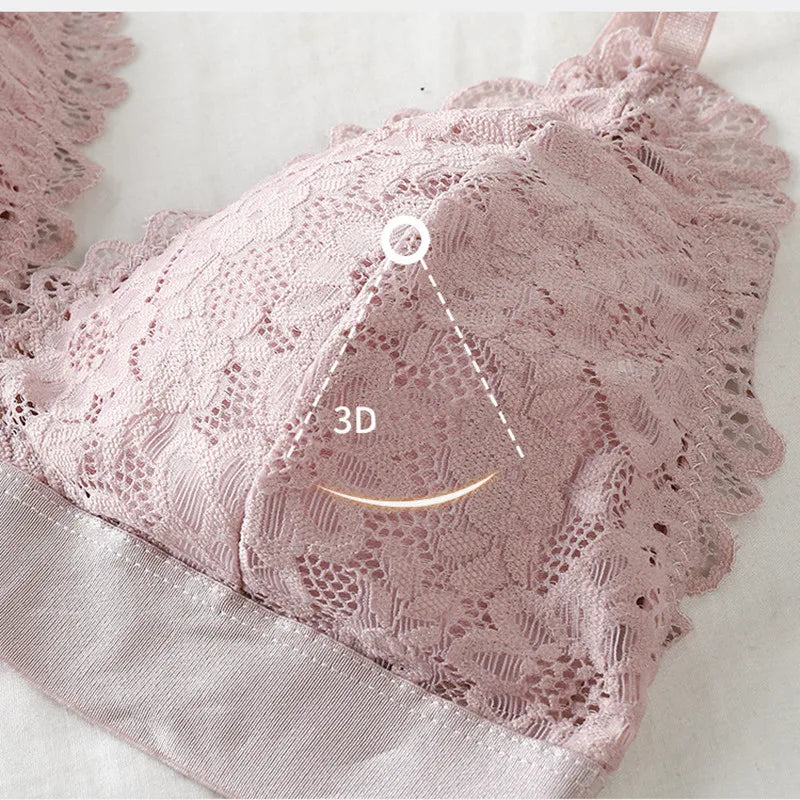 Women Lace Triangle Bralette