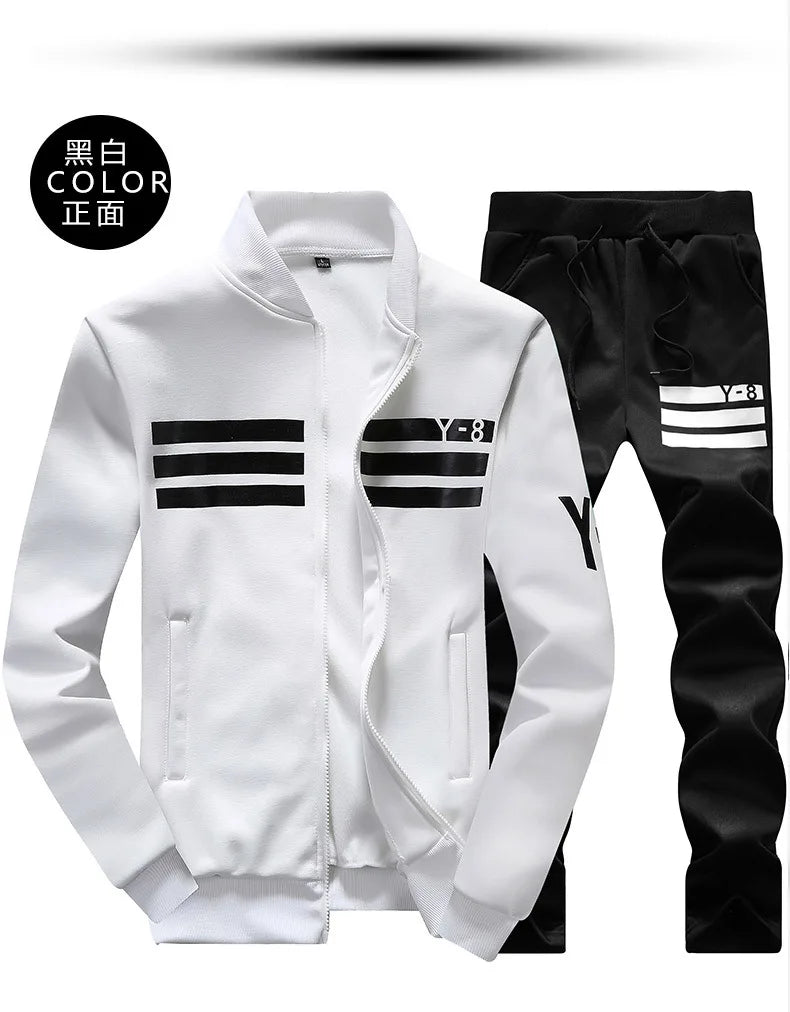 Men’s Plus Size Sporting Tracksuit Set