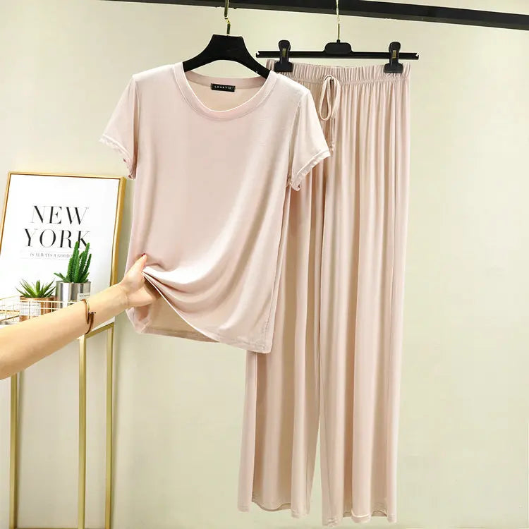 Women Modal Pajama Set Summer 2025