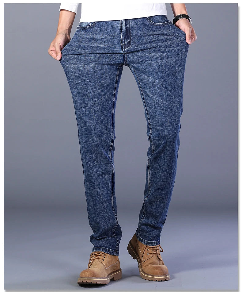 Men Stretch Slim Jeans