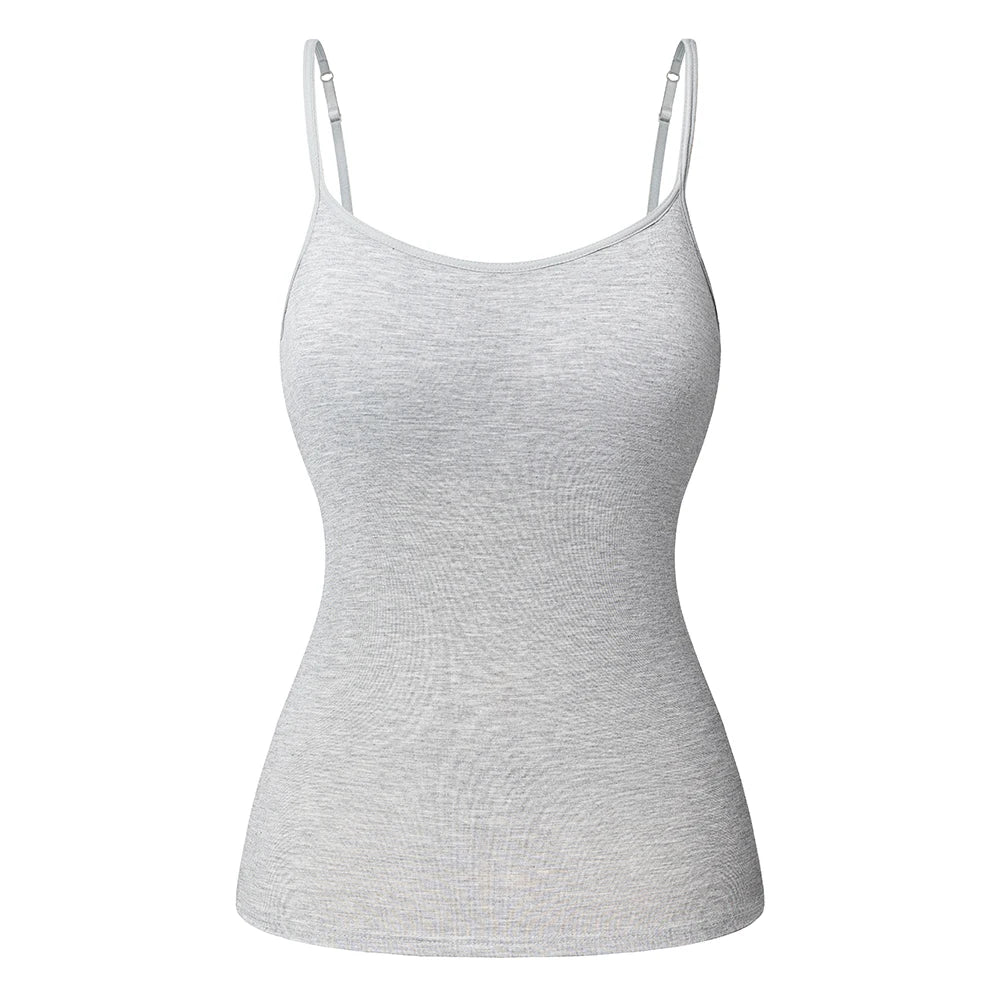 Cotton Shelf Bra Cami Pack