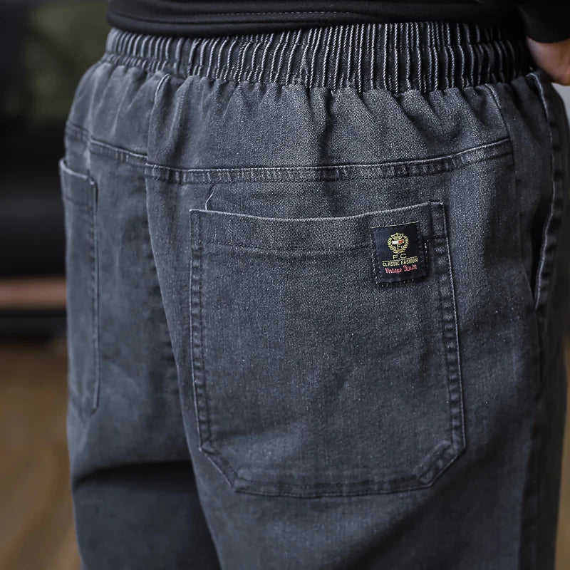 Men's Plus Size Loose Jogger Jeans