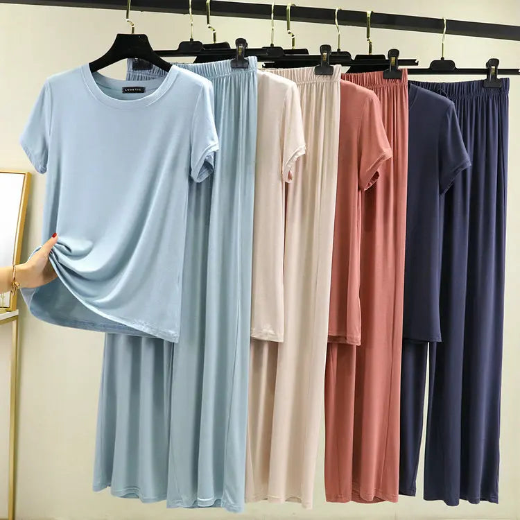Women Modal Pajama Set Summer 2025