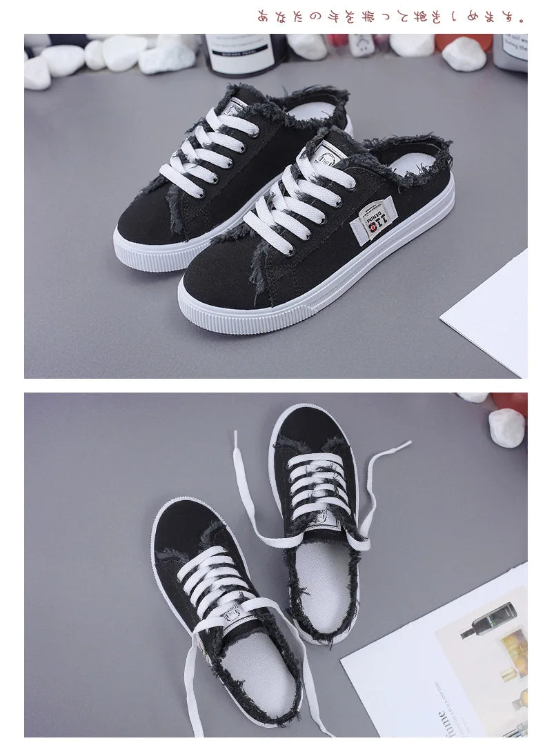 Women Canvas Shoes Classic Lace Up Sneakers