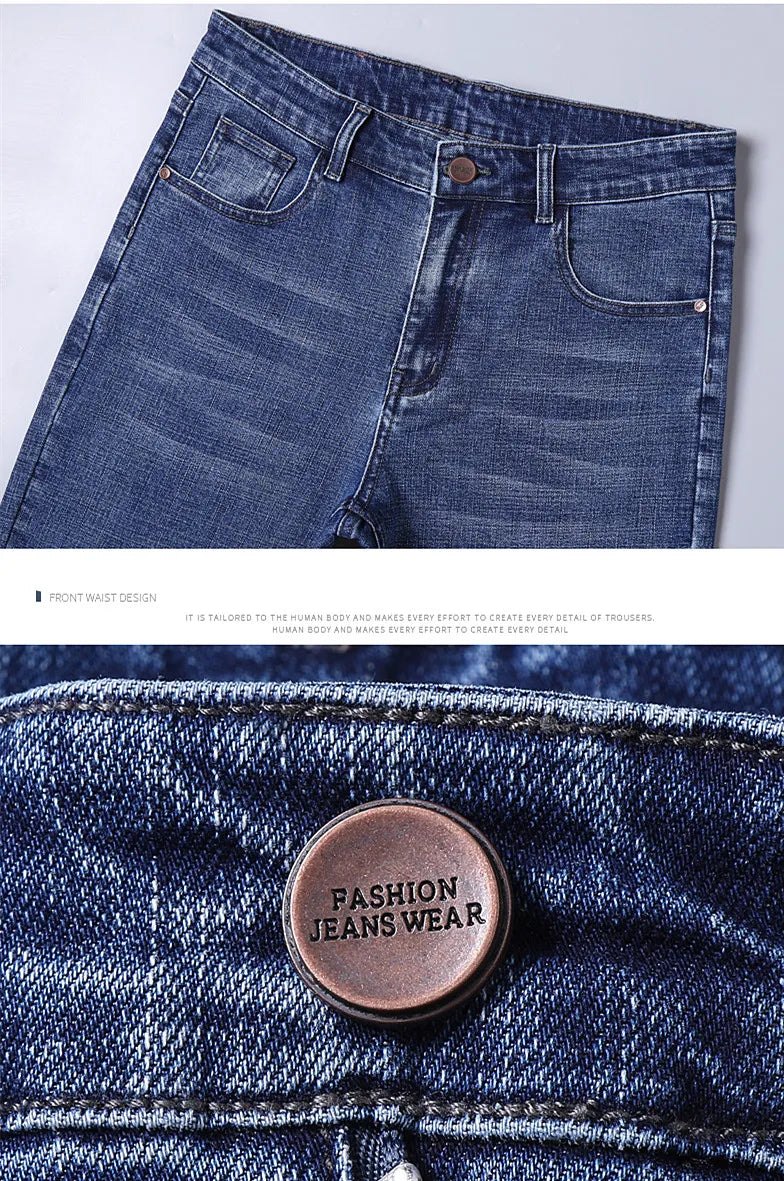 Men Stretch Slim Jeans