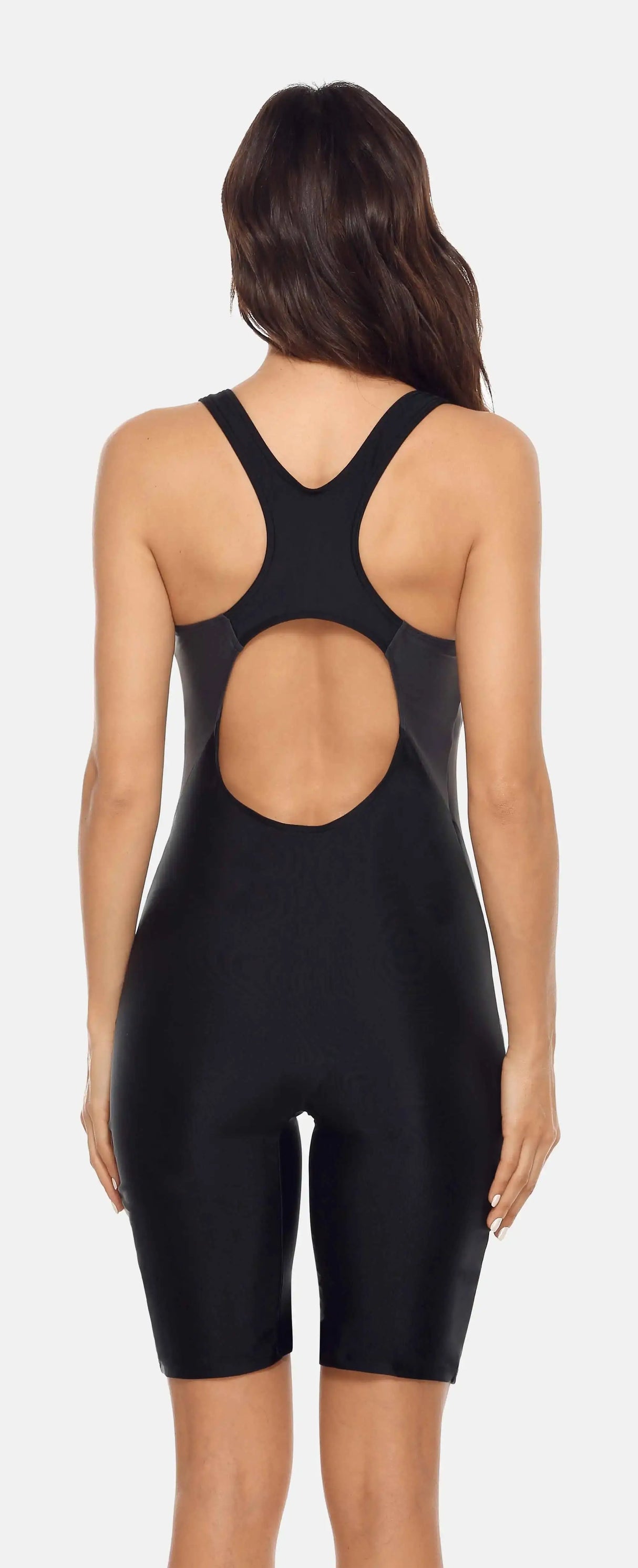 Women Knee-Length Sports Swimsuit