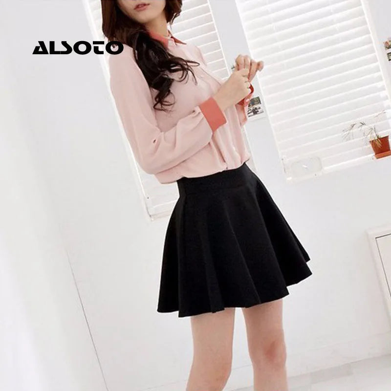 Women Mini Elastic Skirt 2025