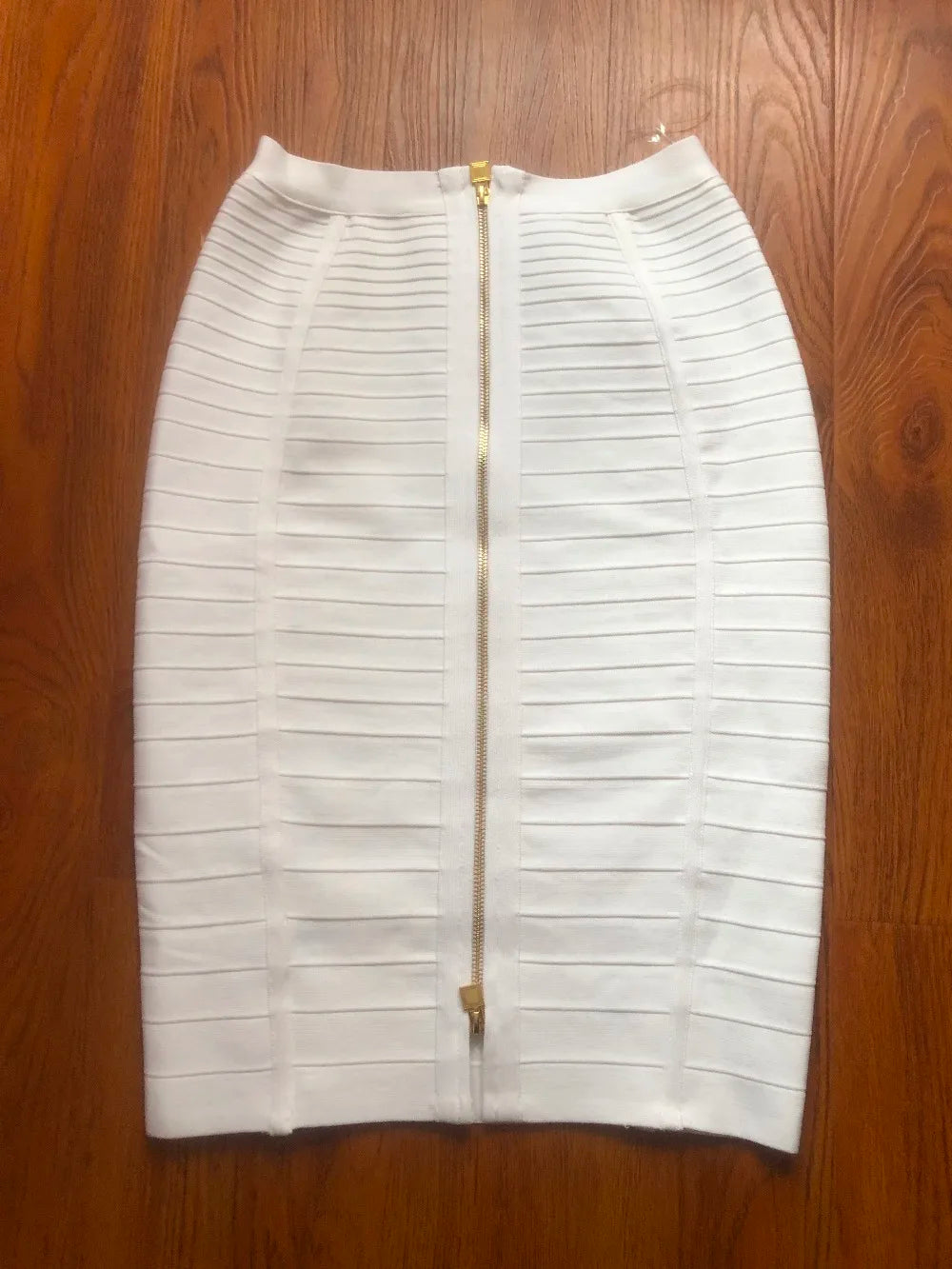 Women Candy Color Knit Skirt