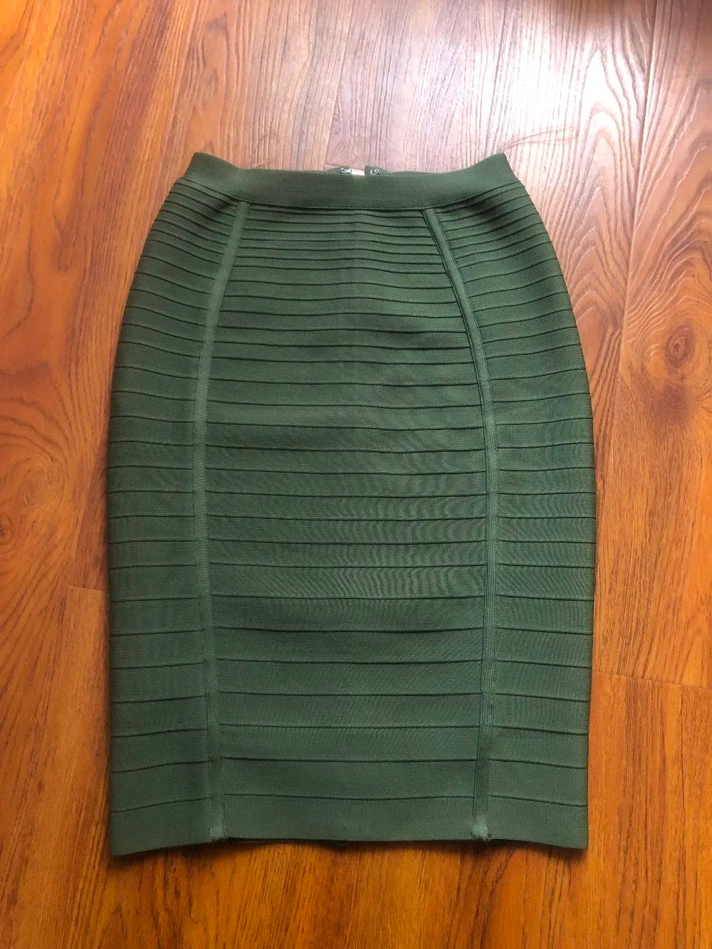 Women Candy Color Knit Skirt