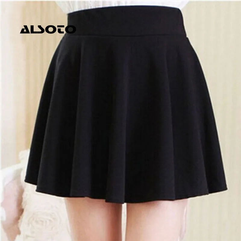 Women Mini Elastic Skirt 2025