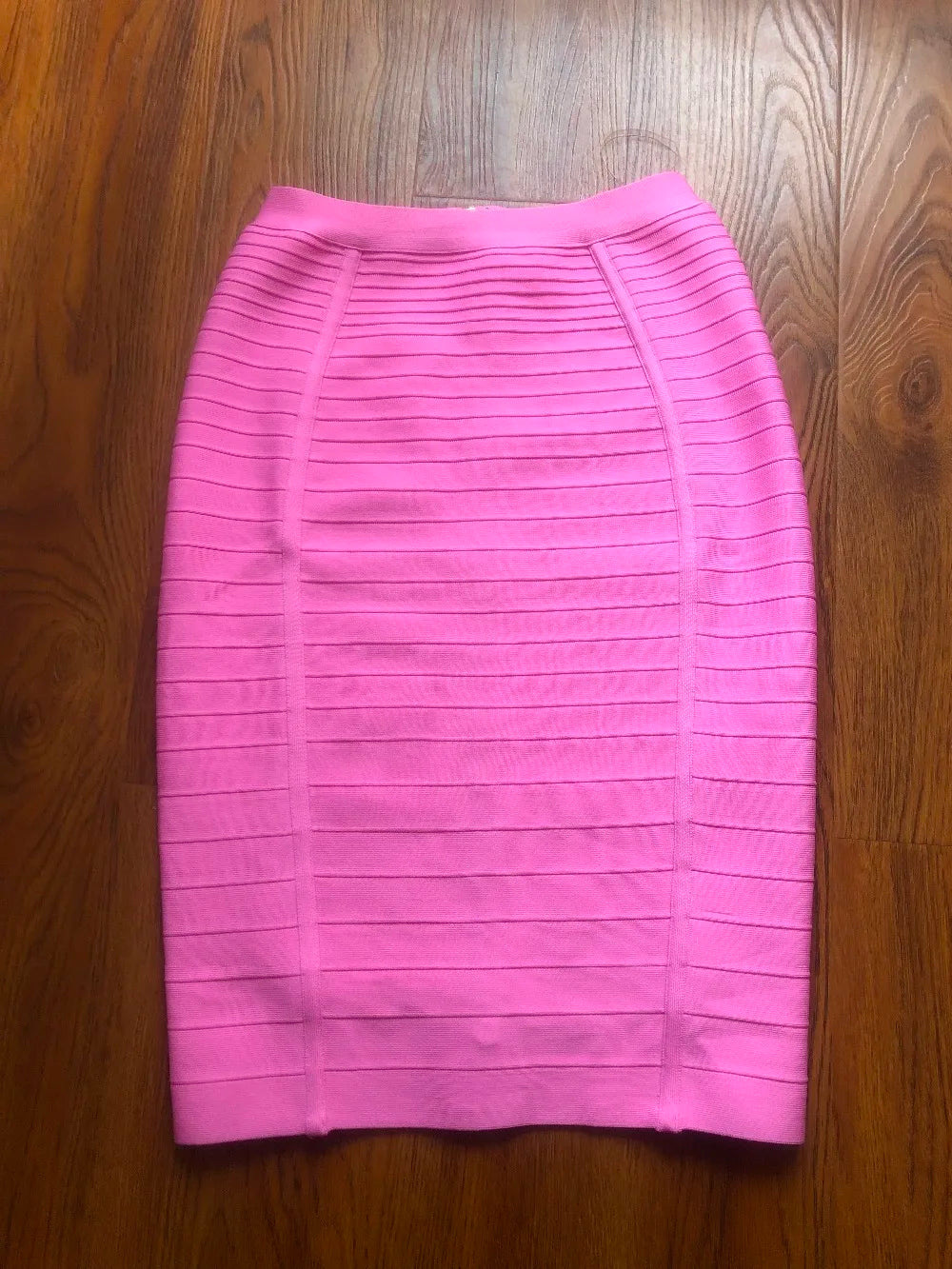 Women Candy Color Knit Skirt
