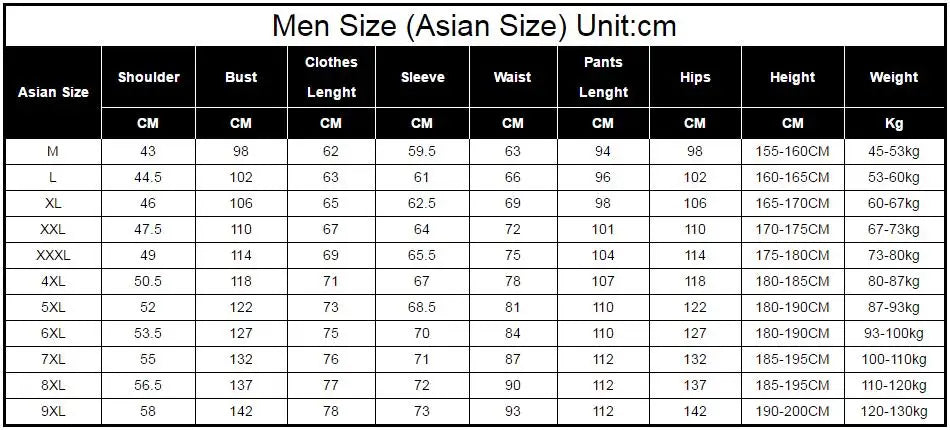 Men’s Plus Size Sporting Tracksuit Set