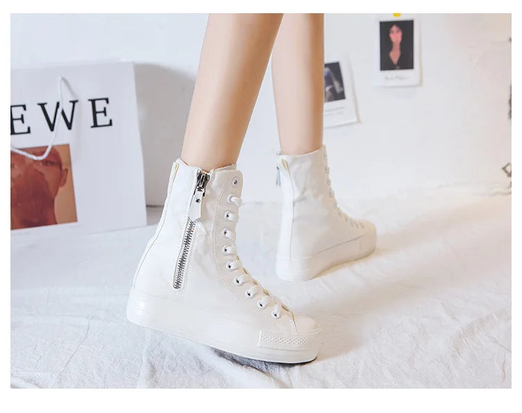 Women Canvas Shoes Casual Vulcanized Sneakers