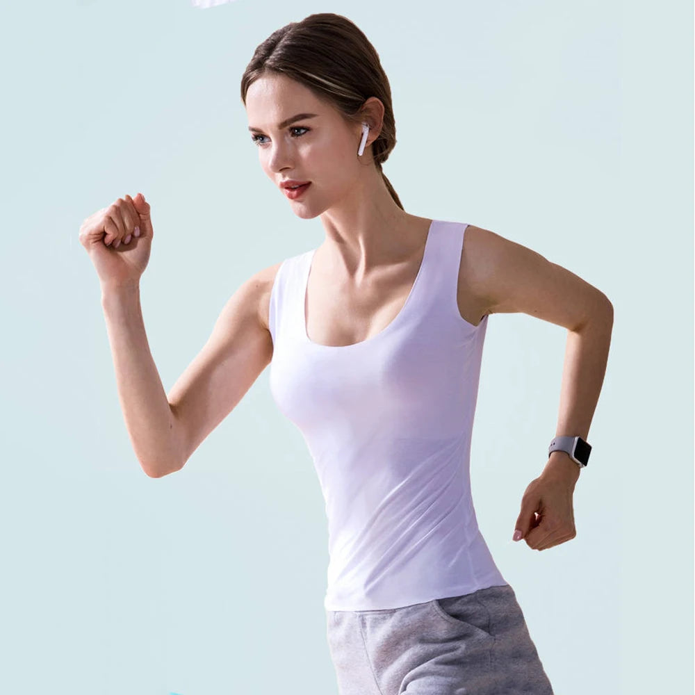 Women Seamless Ice Silk Tank