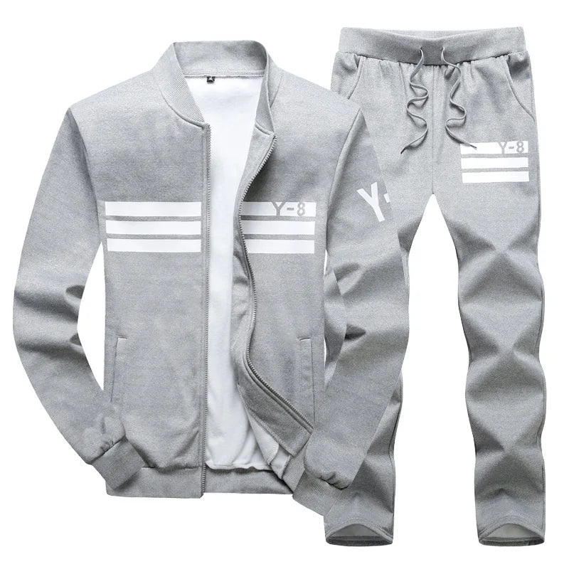 Men’s Plus Size Sporting Tracksuit Set