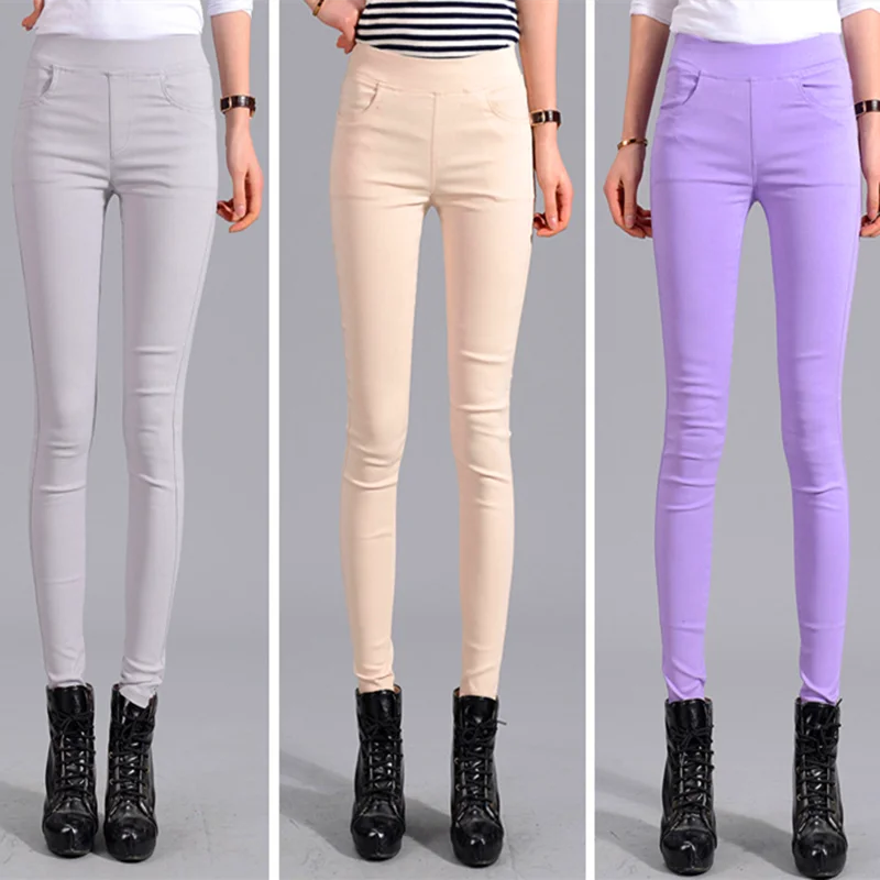 Women Colorful Spring Pants
