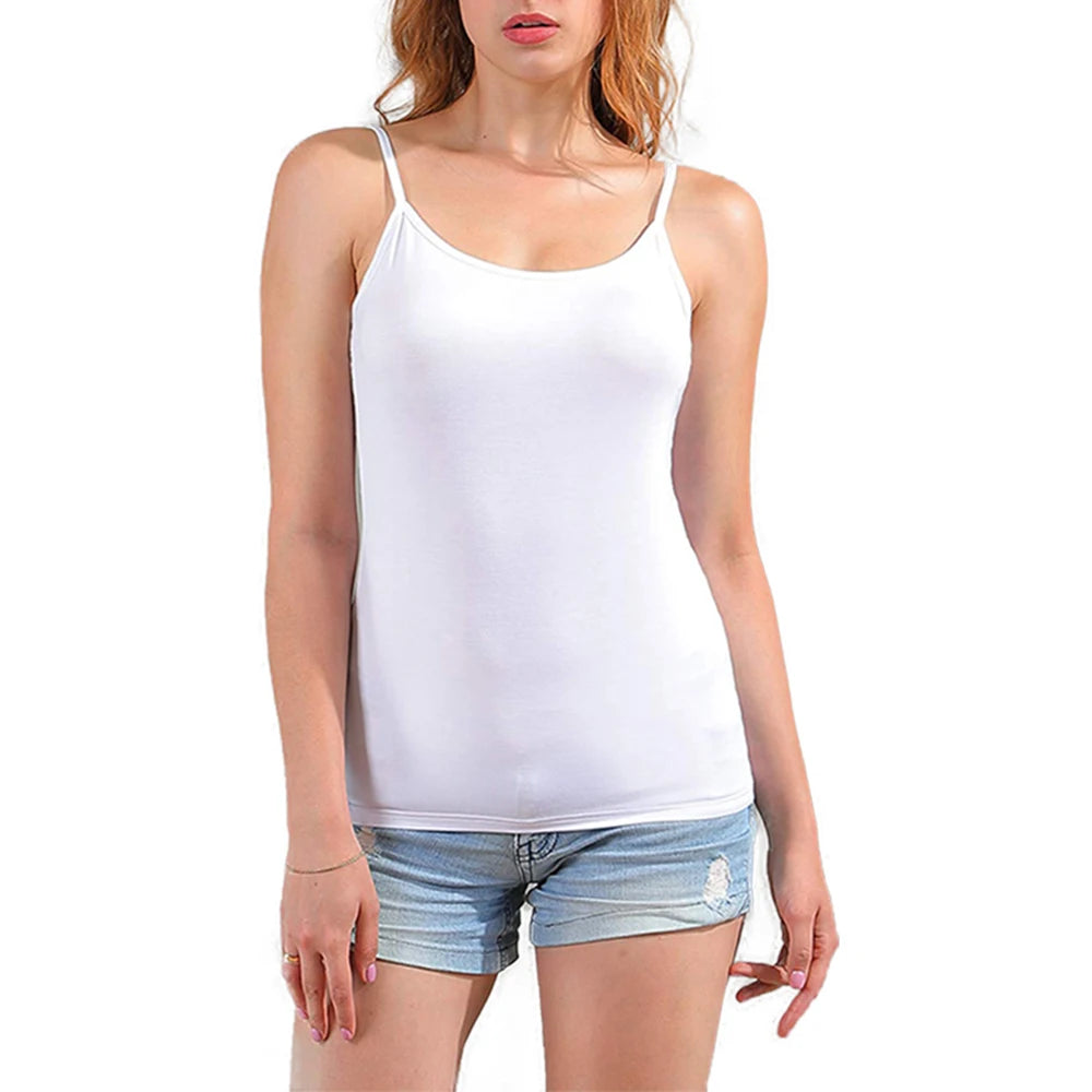 Cotton Shelf Bra Cami Pack