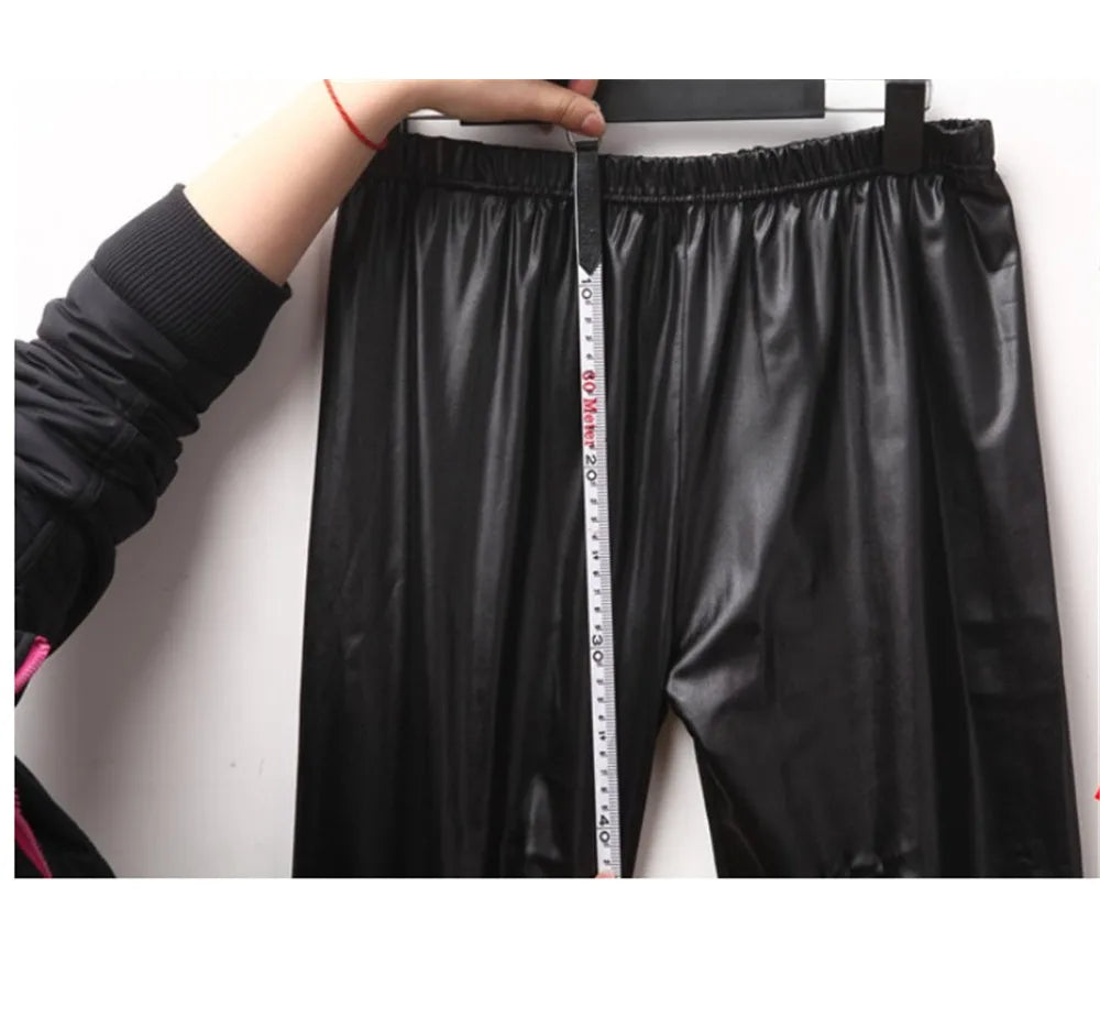 Women’s Plus Size Faux Leather Leggings