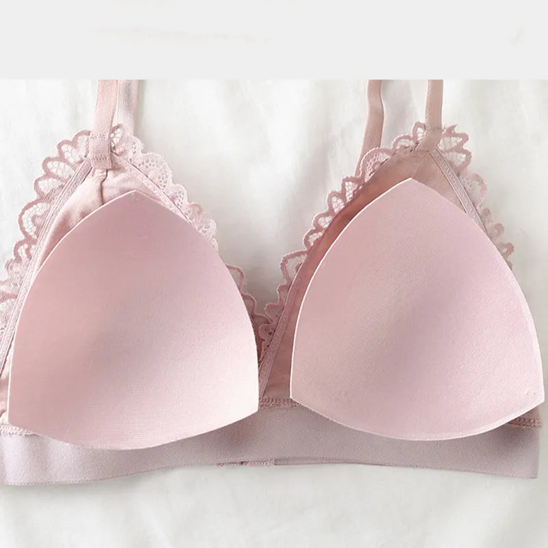 Women Lace Triangle Bralette