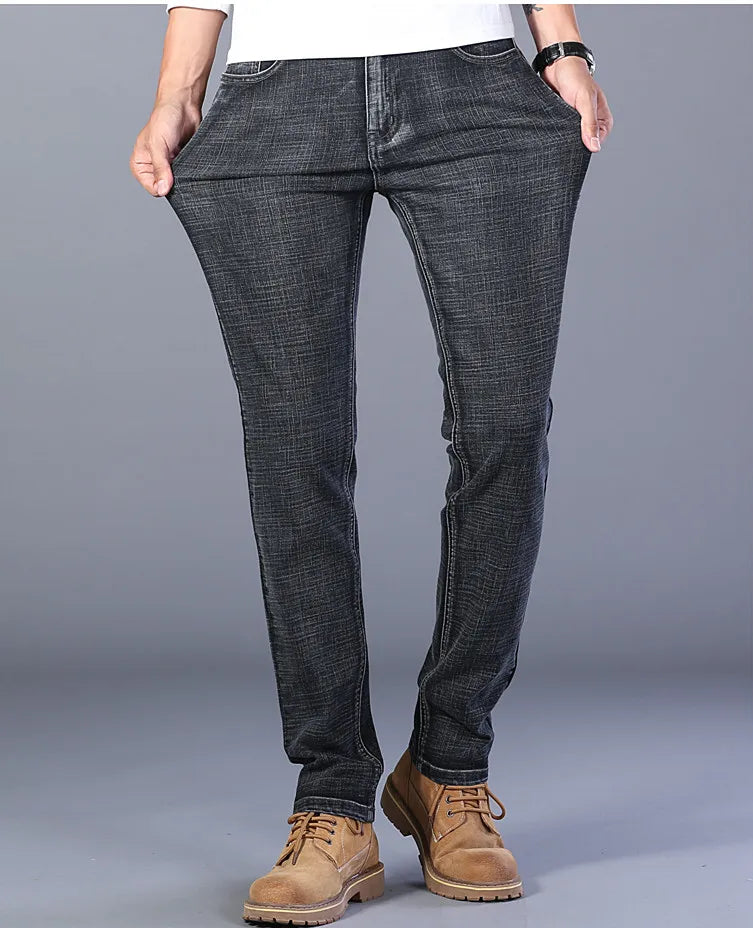 Men Stretch Slim Jeans