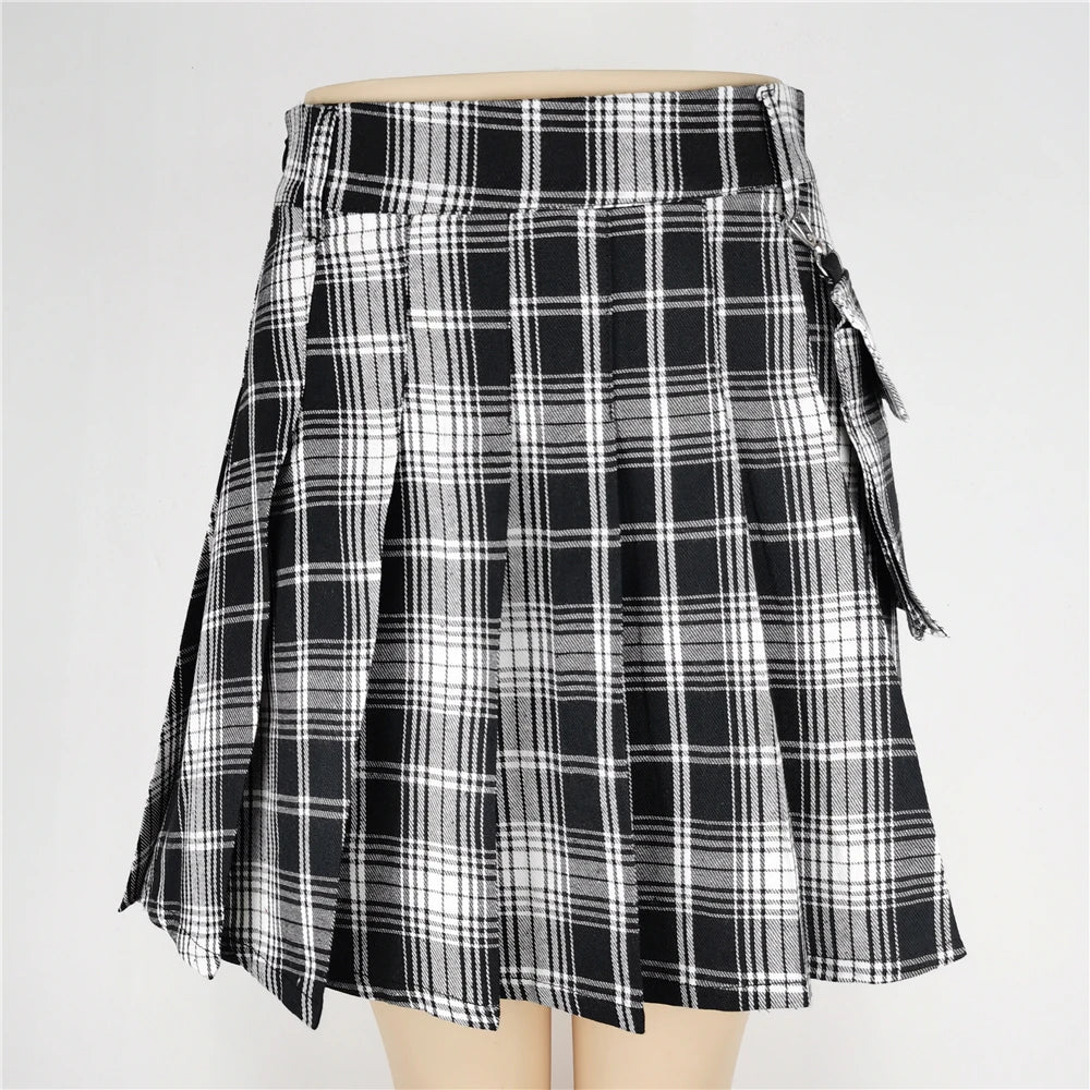 Women Gothic Patchwork Mini Skirt