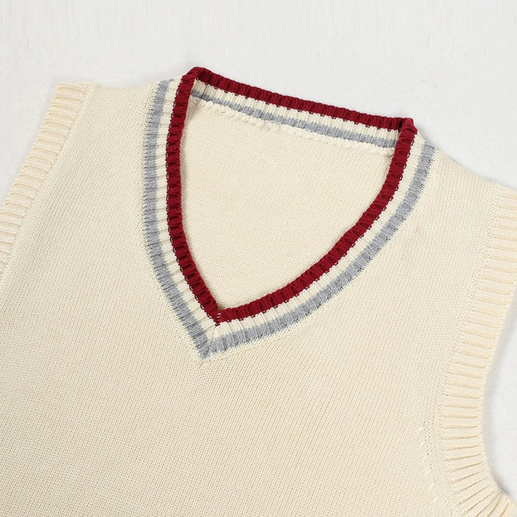 Men Sleeveless V-Neck Sweater Vest