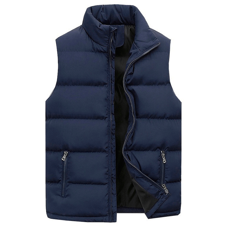 Men’s Warm Sleeveless Vest Jacket