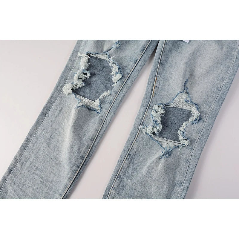 Men Distressed Skinny Jeans