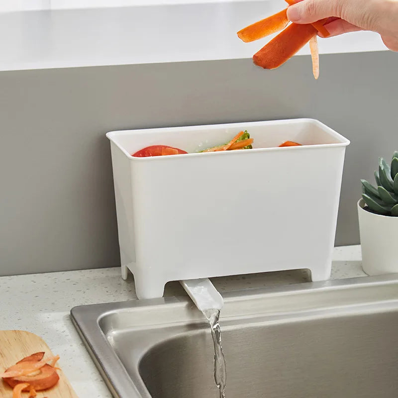 Sink Drain Garbage Bin Organizer
