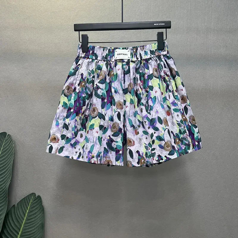 Women's Loose High Waist Shorts