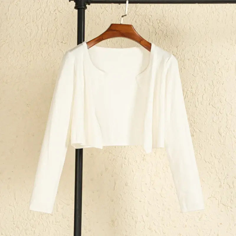 Women Black Cropped Knit Sweater