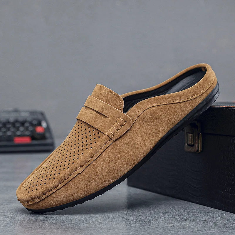 Men Suede Slip Ons