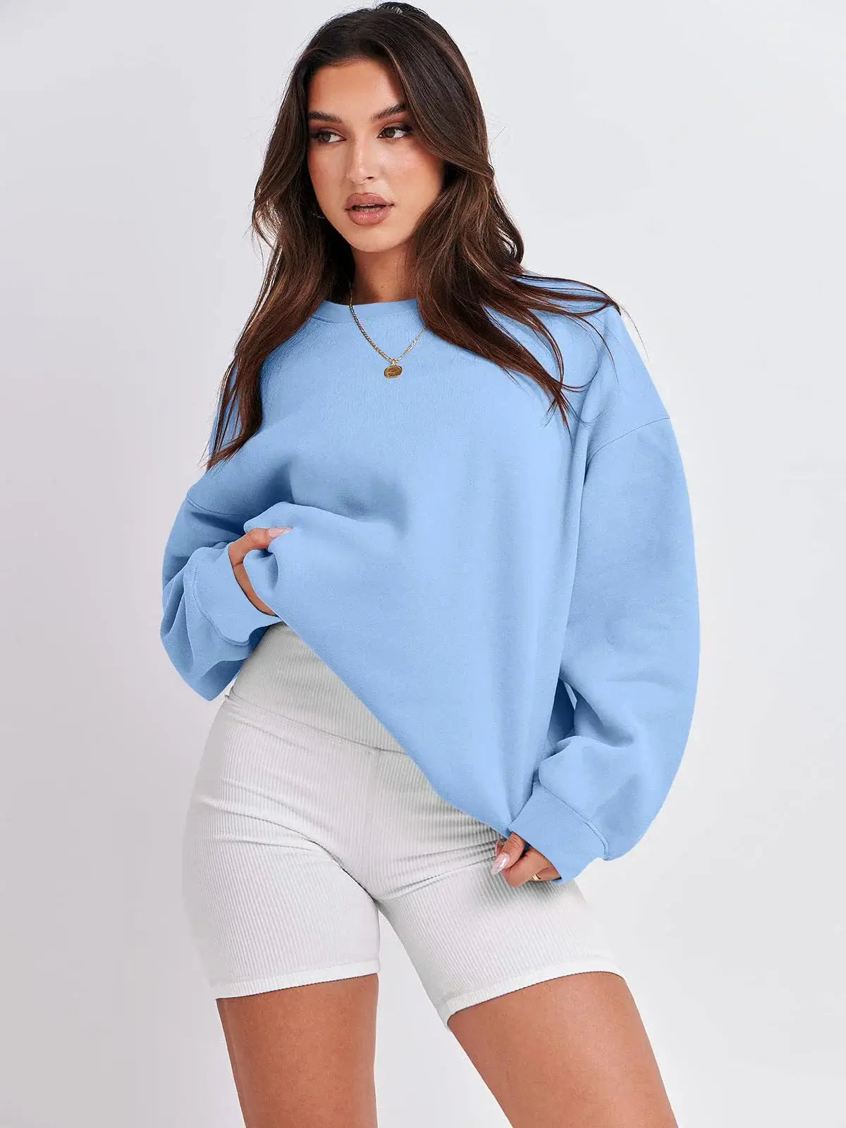 Women Oversized Pullover Sweatshirt Casual Street Top