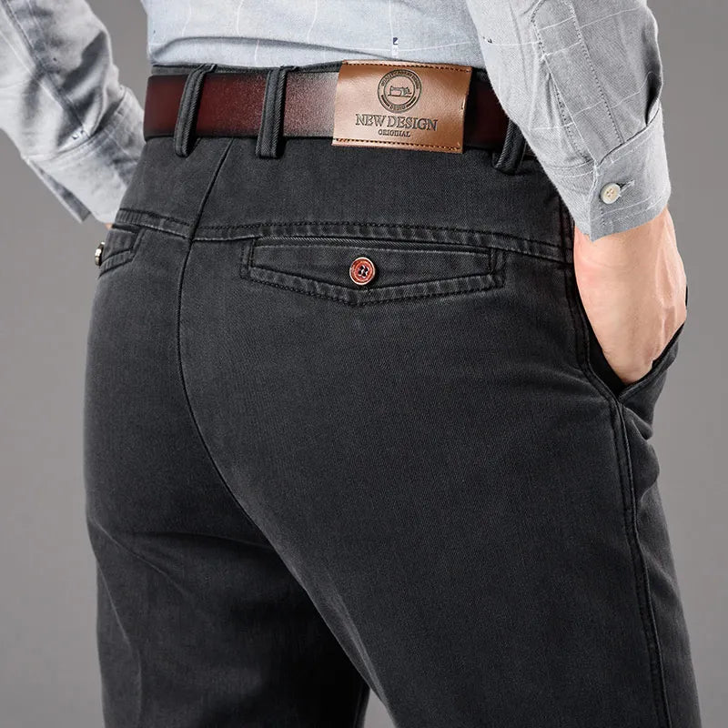 Men Classic Straight Jeans