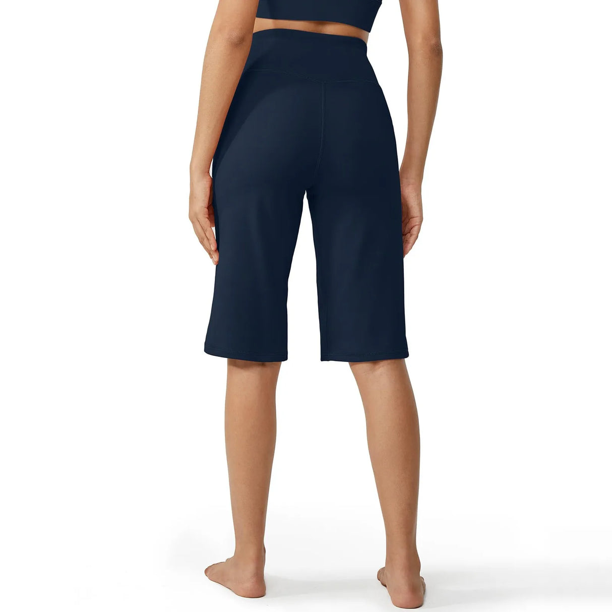 Women Capri Pants with Pockets Yoga Fit