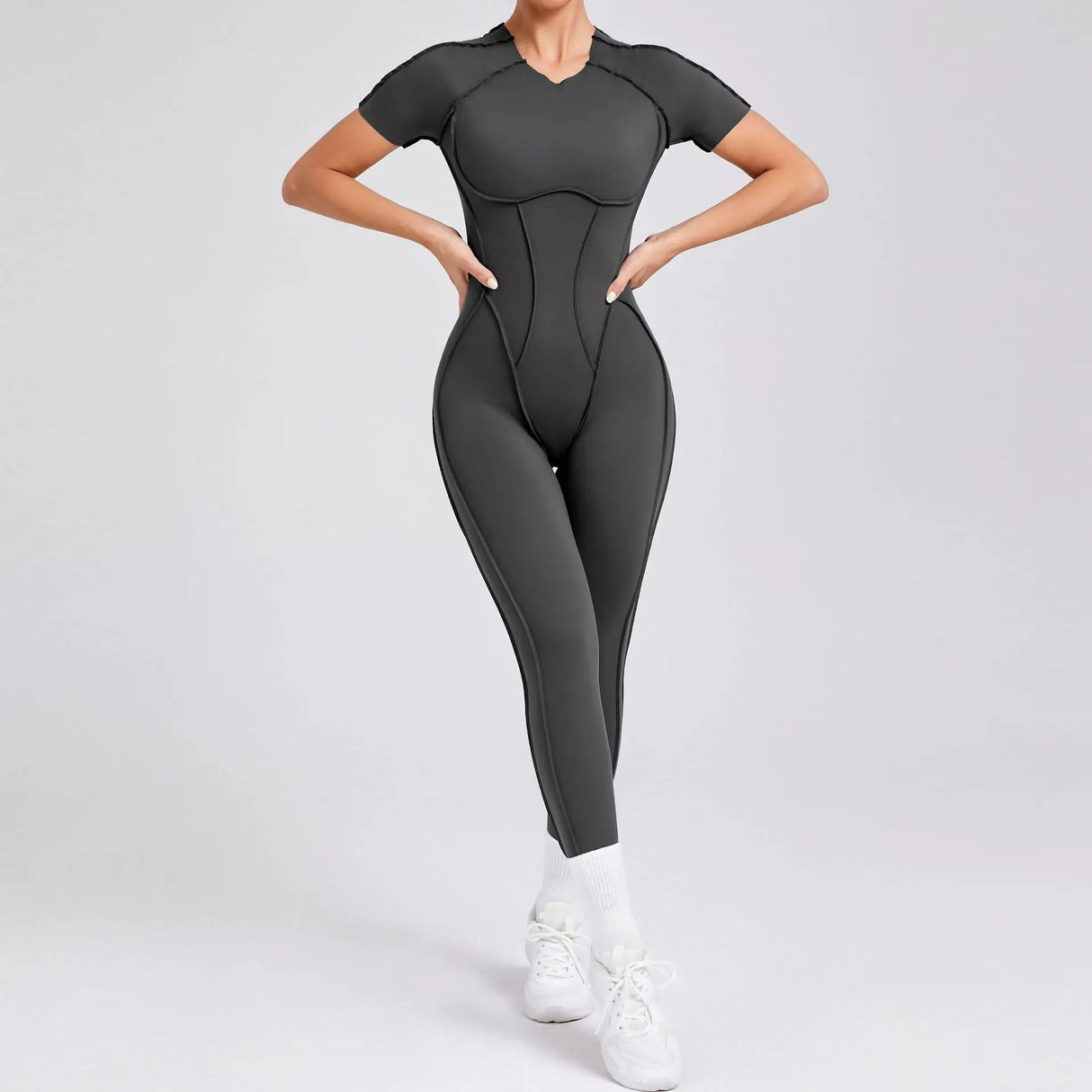 Women Backless Yoga Jumpsuit
