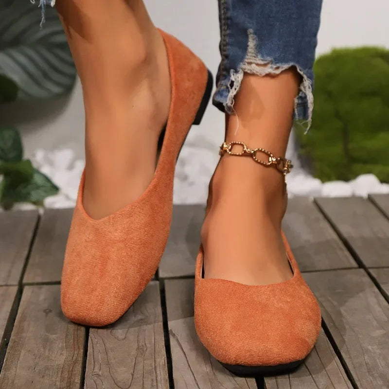 Women’s Square Toe Shallow Casual Ballet Flats