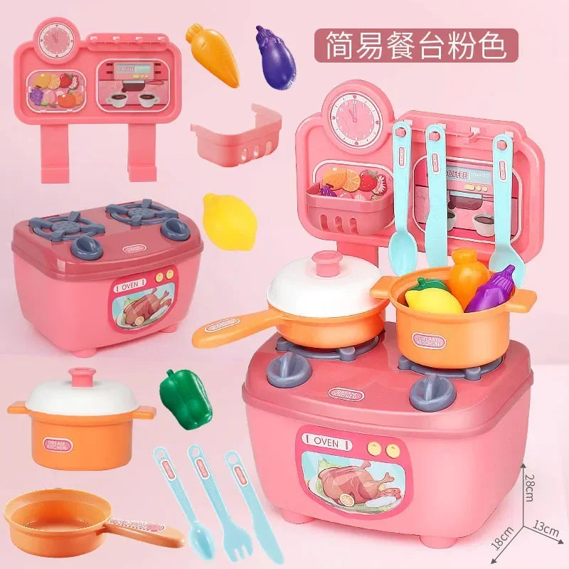 Kids Light & Music Kitchen Toy Set