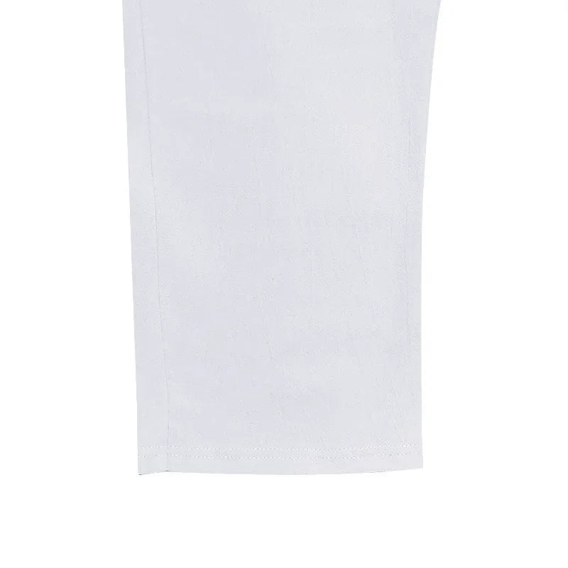 Men Cotton Linen Straight Pants