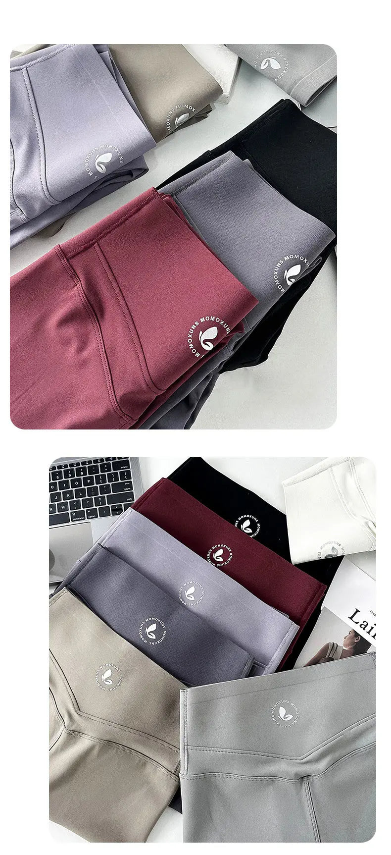 Women High Waist Push Up Sharkskin Leggings