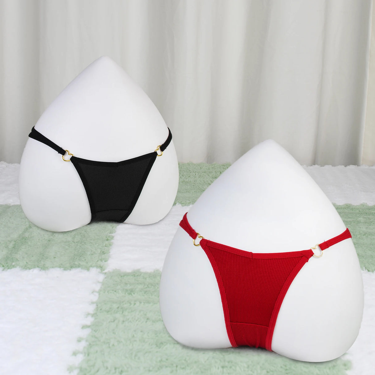 Women Rhinestone G-String Bottom