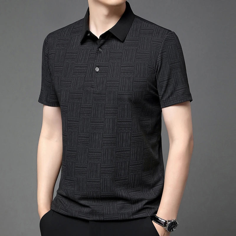 Men Printed Polo Shirt