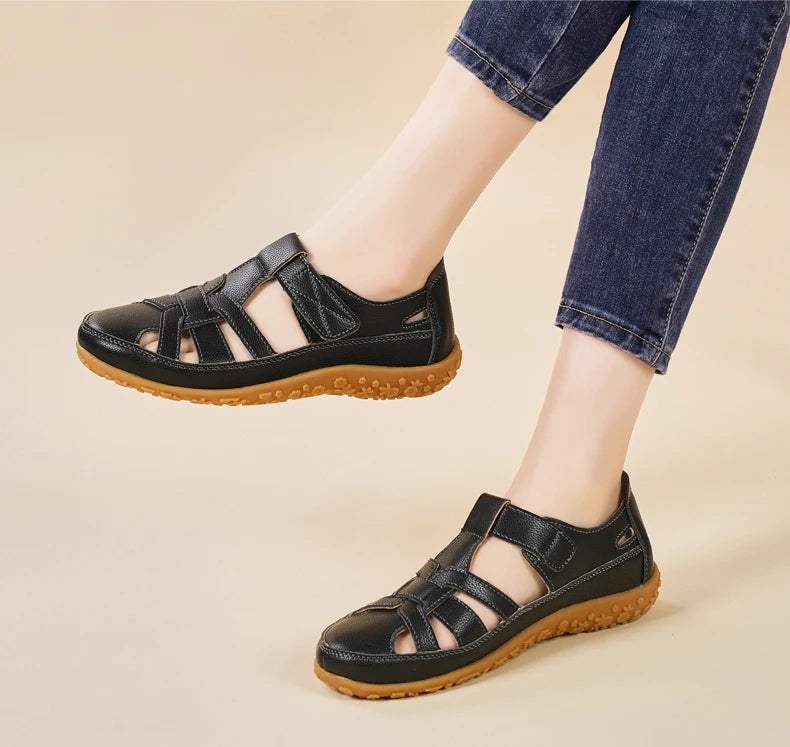 Women’s Covered Toe Summer Flat Walking Sandals
