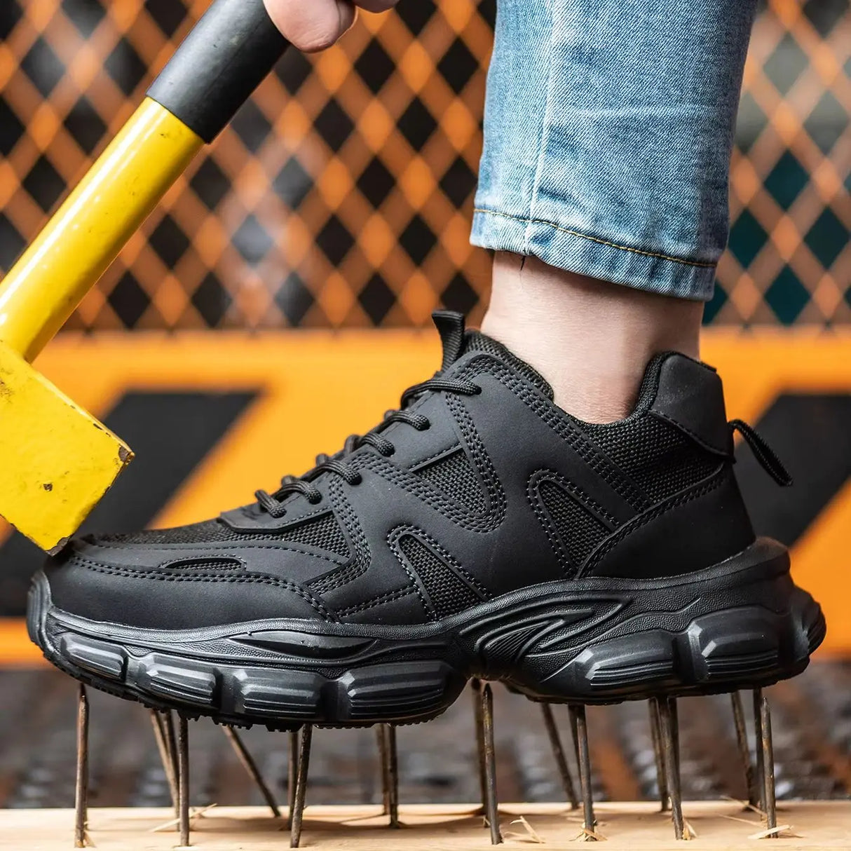 Women Safety Shoes Waterproof Steel Toe Sneakers